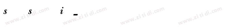 Squalo Semibold Ital字体转换